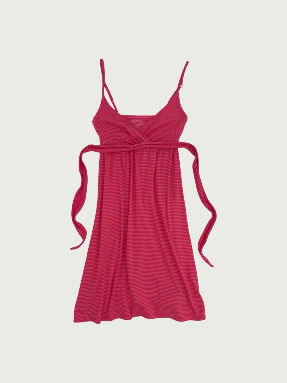 Hot Pink Striped Babydoll Dress